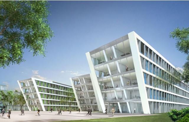Deutsche-Politik-News.de | Rheinwerk 3 entsteht mit 15.000 Quadratmetern Glasfassadenflchen unmittelbar am Rhein
