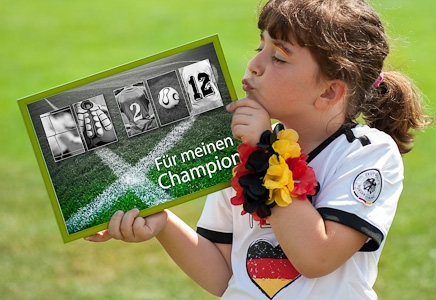 Deutsche-Politik-News.de | Ein EM-Fotogeschenk fr deinen Champion, mit Alphabet-Fotografien, ist ein sicheres Tor.