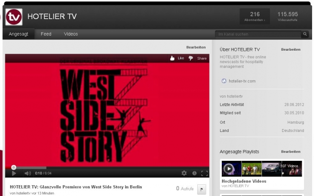 Deutsche-Politik-News.de | HOTELIER TV berichtet von der Premiere der West Side Story in Berlin