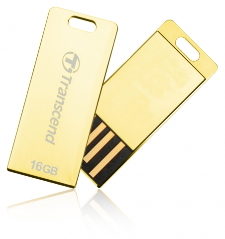 Deutsche-Politik-News.de | Go for Gold – der JetFlash T3G ist der neueste Zuwachs in der Transcend Mini USB-Familie