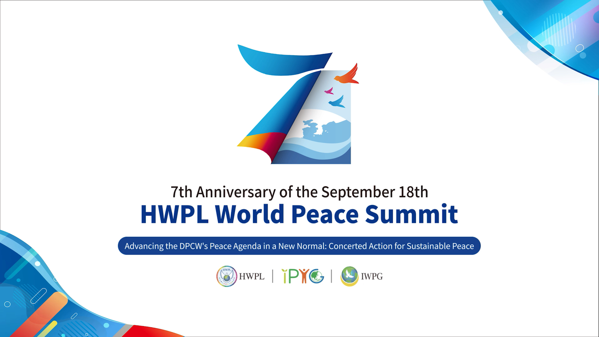 Deutsche-Politik-News.de | 7. Jahrestag des HWPL World Peace Summits mit 32.500: Teilnehmern Strkung der DPCW-Friedensagenda in der Post-Covid ra - Gemeinsames Handeln fr dauerhaften Frieden