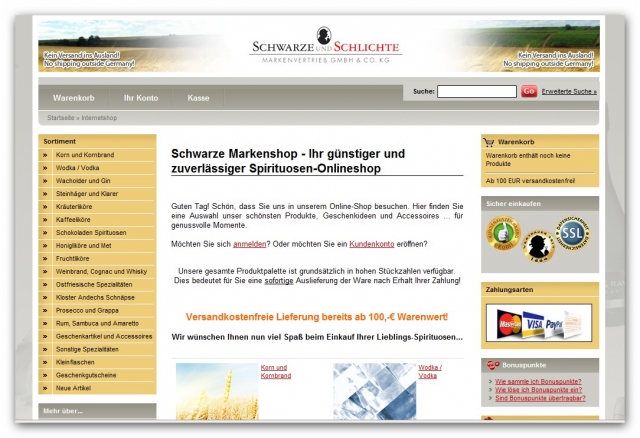 Einkauf-Shopping.de - Shopping Infos & Shopping Tipps | Schwarze und Schlichte Markenvertrieb GmbH & Co KG