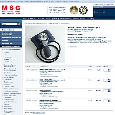 Einkauf-Shopping.de - Shopping Infos & Shopping Tipps | MSG Medizinische Gerte, Handel und Service Gesellschaft mbH