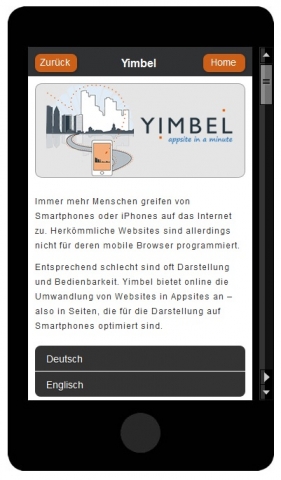 Deutsche-Politik-News.de | Yimbel: mobile Websites aus der Cloud