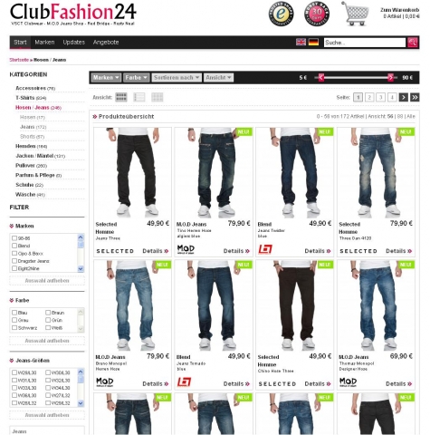Einkauf-Shopping.de - Shopping Infos & Shopping Tipps | Neue Marken Jeans bei Clubfashion24.de