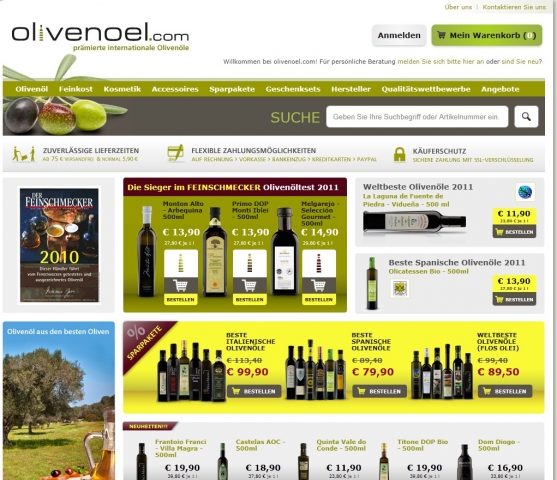 Einkauf-Shopping.de - Shopping Infos & Shopping Tipps | Startseite des Onlineshops olivenoel.com