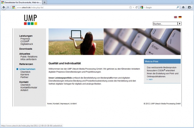Deutsche-Politik-News.de | Startseite der neuen Webseite der UMP Utesch Media Processing GmbH