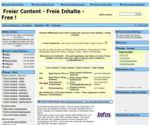 Nahrungsmittel & Ernhrung @ Lebensmittel-Page.de | Freier Content & Freie Inhalte !
