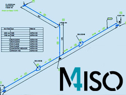 M4 ISO erstellt aus PTC Creo Piping automatisch unmastbliche Rohrleitungsisometrien inklusive Bemaung