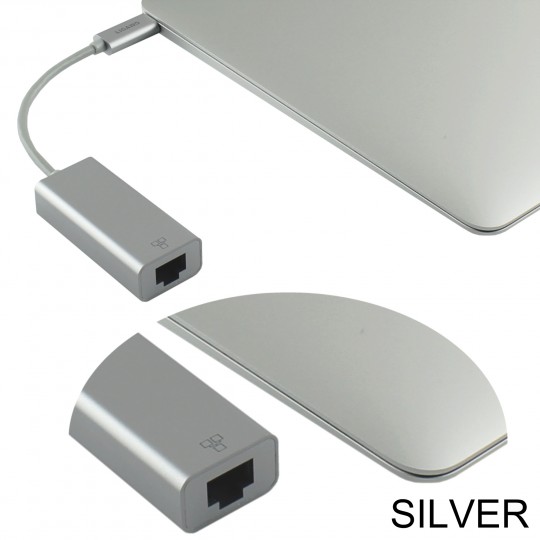 Ligawo  6518945 USB 3.1 Typ C Stecker an RJ45 Gigabit Adapter