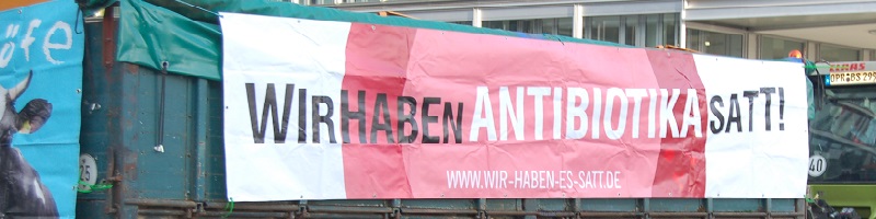 Deutsche-Politik-News.de | Antibiotika Protest / Wir haben es satt Demo Berlin 2014