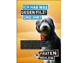 Deutsche-Politik-News.de | Foto: Entwaffnender Humor, ein Markenzeichen der auf den Hund gekommenen Piraten :-)