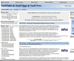 Deutsche-Politik-News.de | Tarif News & Tarif Infos @ Tarif-News.Info / Screenshot