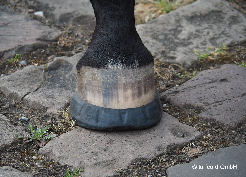 Klebebeschlge sind die ideale Alternative fr starke und gesunde Pferdehufe. Foto: turfcord GmbH